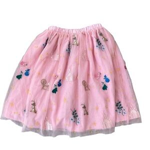 Hanna Andersson Disney Collection Aurora Sleeping Beauty Pink Embroidered Skirt